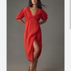 Brand new Anthropology dress with Tags size Small but fits Size M as well.